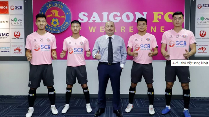 Four Vietnamese footballers to play in Japan